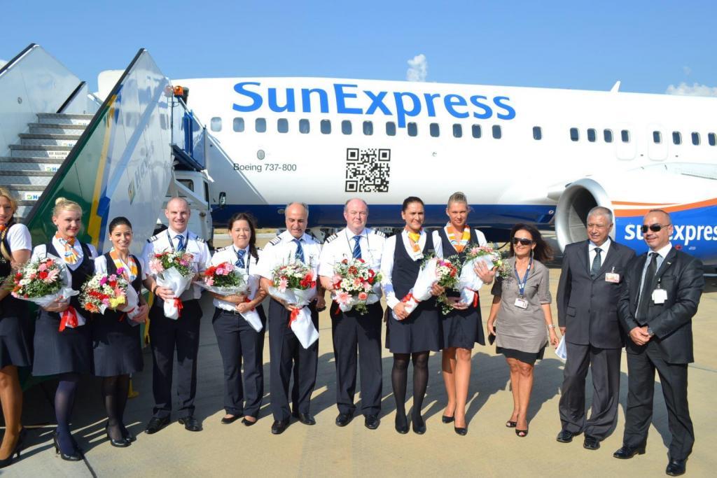 sunexpress havayolları telefon numarası